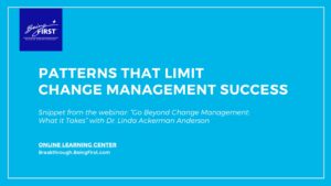 Patterns That Limit Change Management Success Video